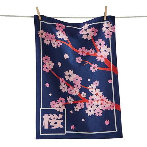 Tag - Dishtowel Cherry Blossom