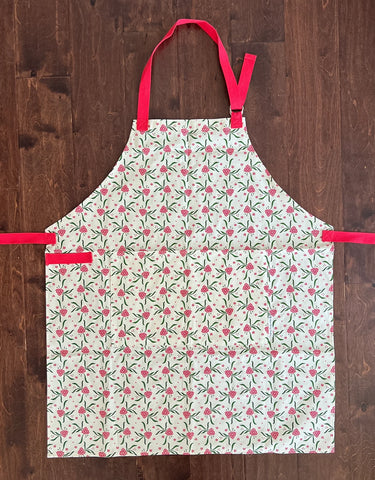 New Wing Studio- Adult Apron Raspberry Ripple