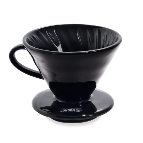 The London Sip - Ceramic Coffee Dripper - Black