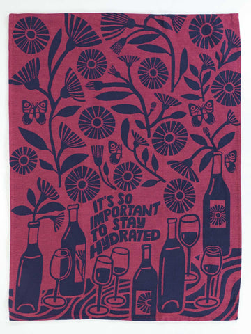 Blue Q - Woven Towel - Stay Hydrated