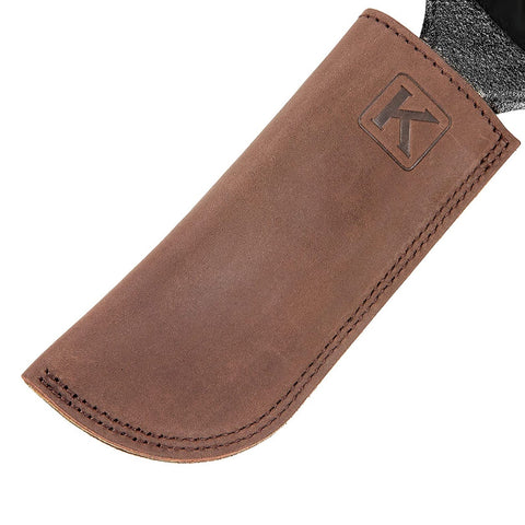 BBQ-AID Leather Handle Cover Bourbon