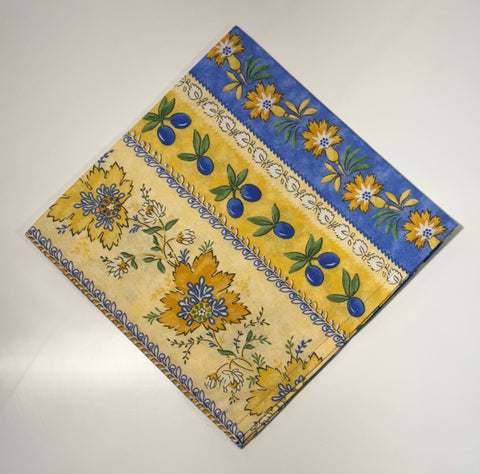 Le Cluny- Provence Monaco Blue Napkin