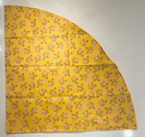 Le Cluny- Provence Petite Fleur Yellow Tablecloth (70" Round)