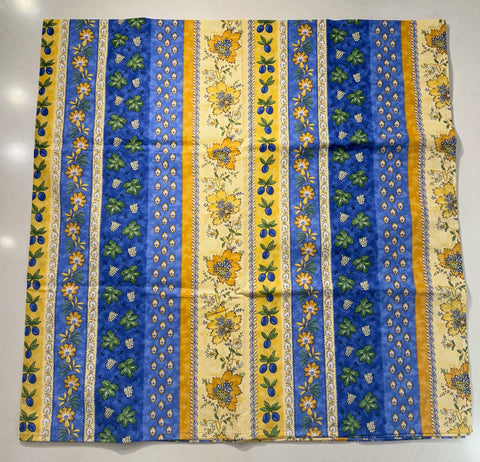Le Cluny- Provence Monaco Blue Tablecloth (58" Square)