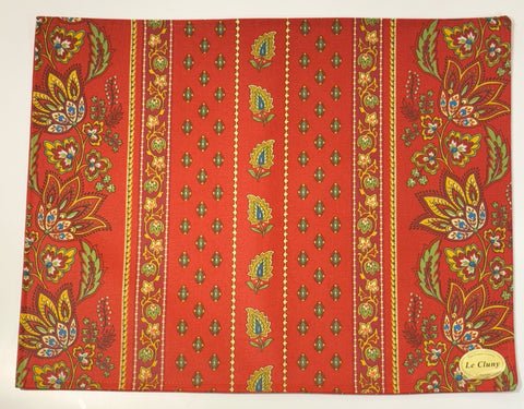 Le Cluny- Provence Lisa Red Placemat