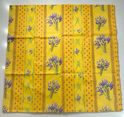 Le Cluny- Provence Lavender Yellow Tablecloth (60"x 96")