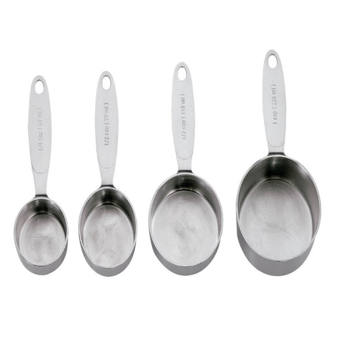 Cuisipro - Stainless Steel 4-Piece Measuring Cups