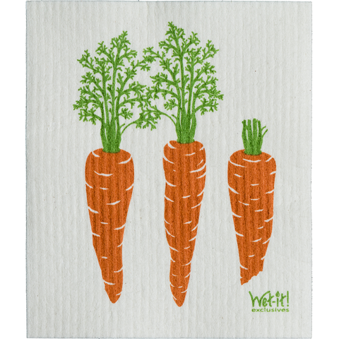 Wet-it! Swedish Dishcloth -  Carrots