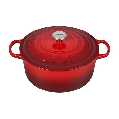 Le Creuset - 7.25 QT Signature Round - Cerise
