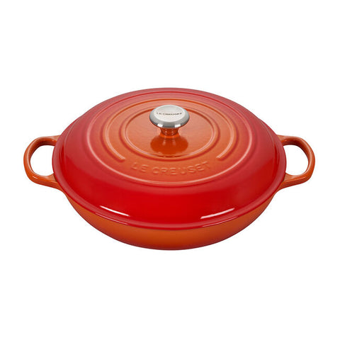 Le Creuset 5 Qt. Signature Braiser - Flame
