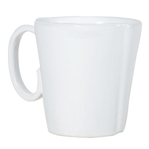 Vietri Lastra Mug - White