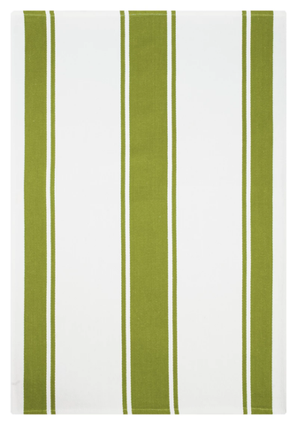 MU Kitchen- Stripe Towel- Cactus