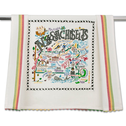 Catstudio - Dish Towel - Massachusetts
