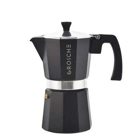 Grosche Milano Espresso Maker Black - 6 Cup
