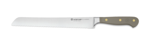 Wusthof 9" Classic Double Serrated Bread Knife- Velvet Oyster