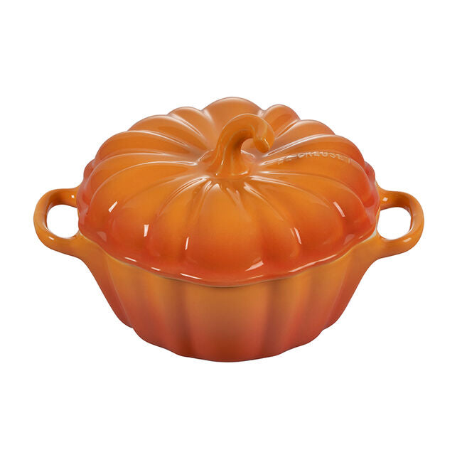 Le Creuset Mini Pumpkin Cocotte - Persimmon – The Happy Cook