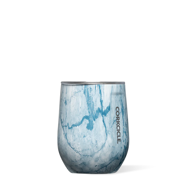 Corkcicle - Stemless Wine Tumbler - Blue Marble