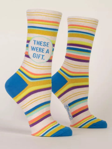 Blue Q Women Crew Socks- These Were A Gift