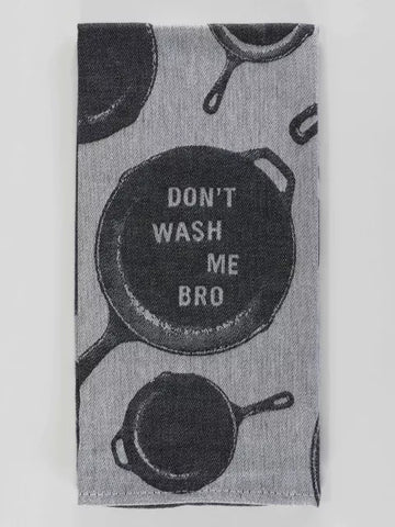 Blue Q Woven Towel- Don't Wash Me Bro
