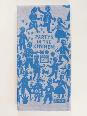 Blue Q Woven Towel- Party in the Kitchen