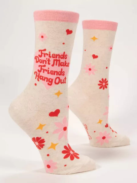 Blue Q - Women's Crew Socks - Hang Out