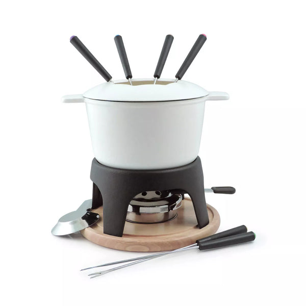 Swissmar Sierra 11 Pc Fondue Set - White