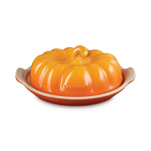 Le Creuset Pumpkin Butter Dish - Persimmon