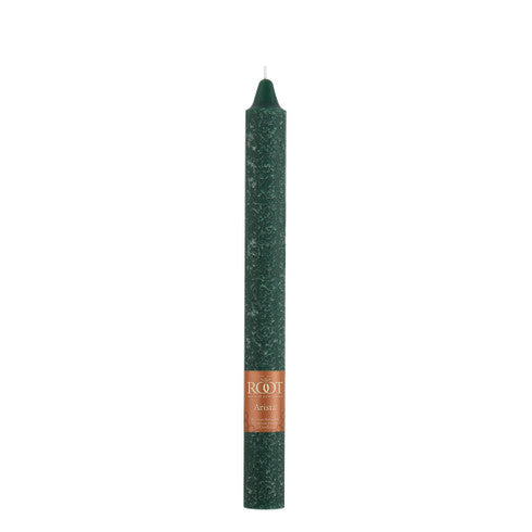 Root Arista Timberline 9" Candle - Dark Green