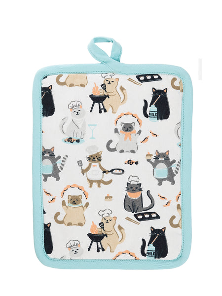Mu Kitchen Potholder- Culinary Cats