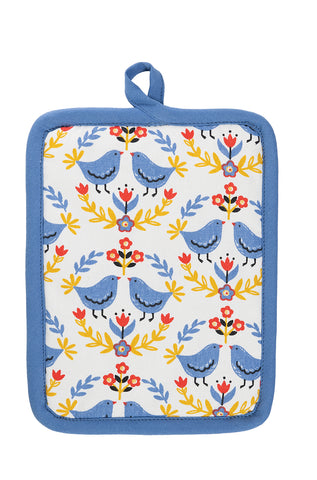 Mu Kitchen Potholder- Scandi Birds