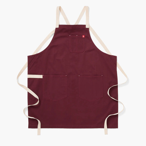 Hedley & Bennett Crossback Apron - House Red