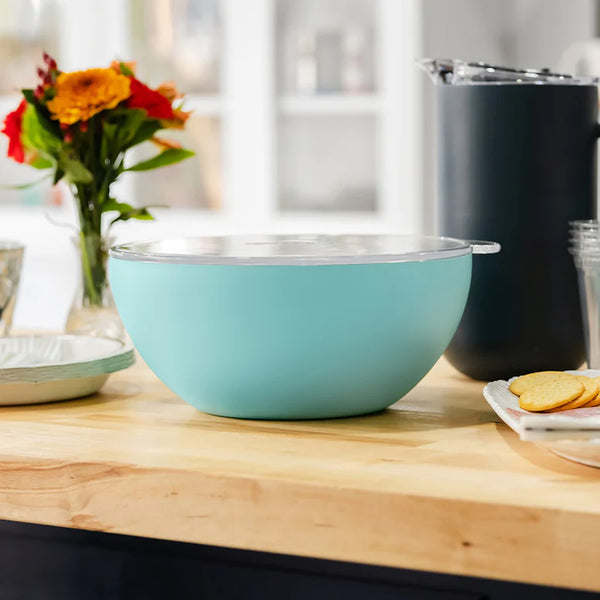Served - Insulated Large Bowl - Blue Lemonade