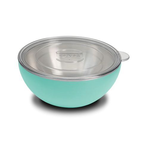 Served - Insulated Large Bowl - Blue Lemonade