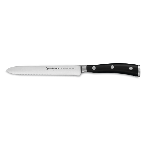Wusthof - Classic Ikon Serrated Utility Knife 5"