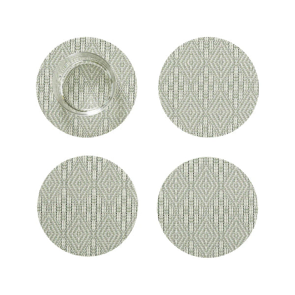 Chilewich - Boxwood Coaster Set of 4 - Abalone