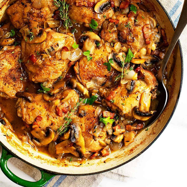 Hands-On Class - Coq au Vin Blanc