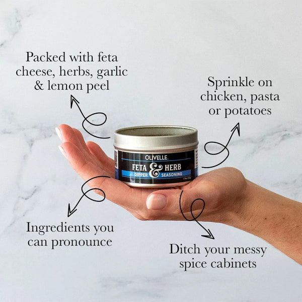 Olivelle - Feta & Herb Dipper and Seasoning
