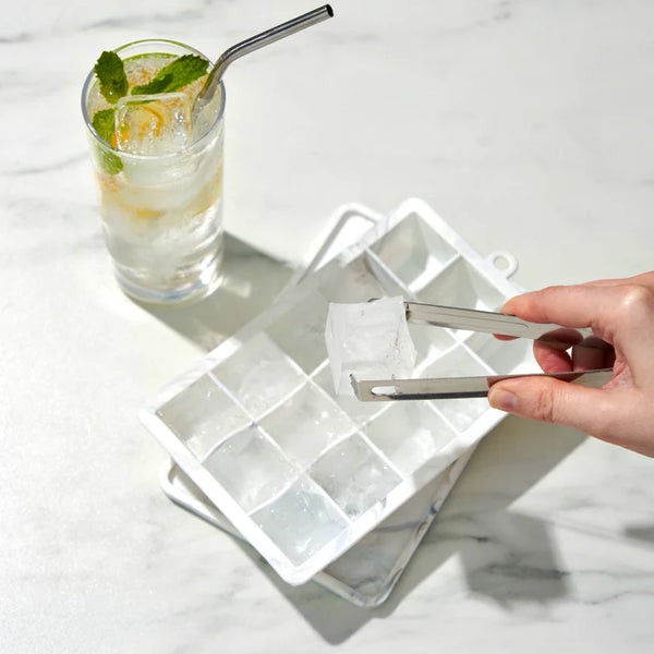 Host - Ice Cube Tray 1.25" - Gray Marble