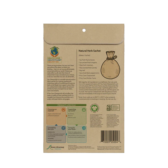 if you care Cheese Cloth The Happy Cook