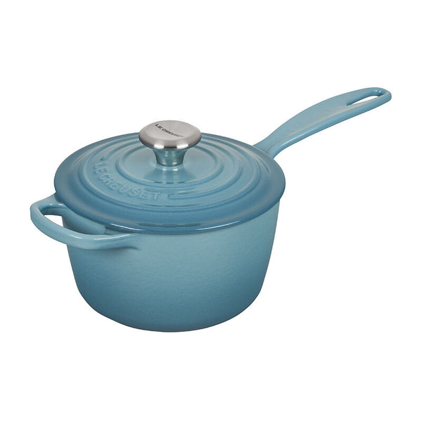 Le Creuset - 1.75 Qt Signature Saucepan- Caribbean