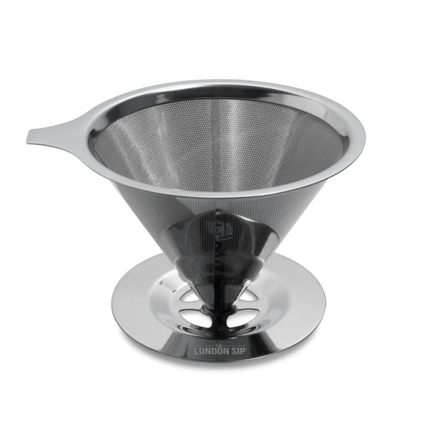 The London Sip - Stainless Steel Reusable Filter & Coffee Dripper