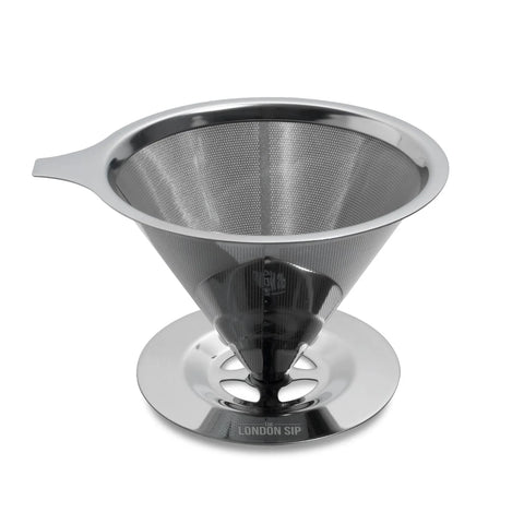 The London Sip - Stainless Steel Reusable Filter & Coffee Dripper