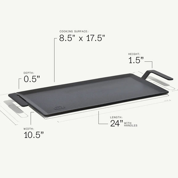 MADE IN - Carbon Steel Rectangular Griddle