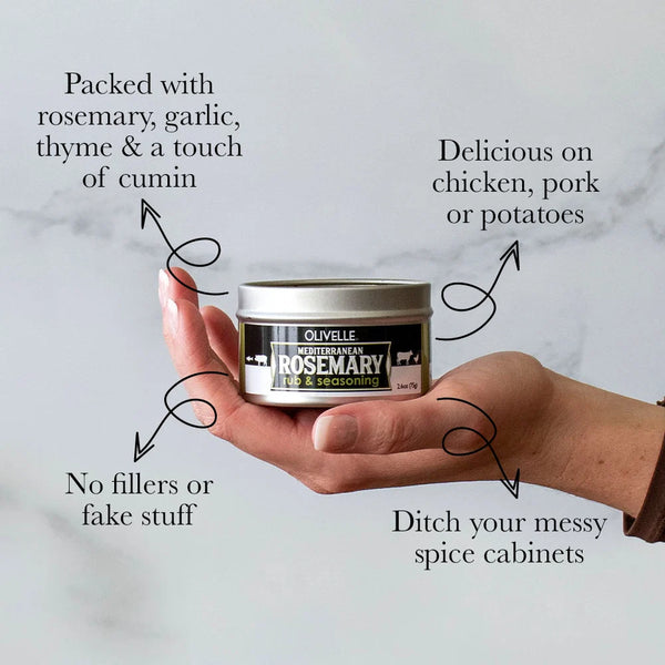Olivelle - Mediterranean Rosemary Rub & Seasoning