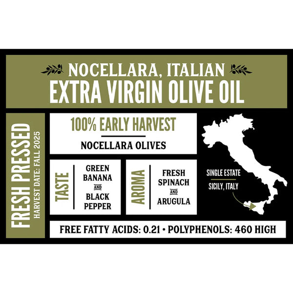 Olivelle - Nocellara Italian Extra Virgin Olive Oil