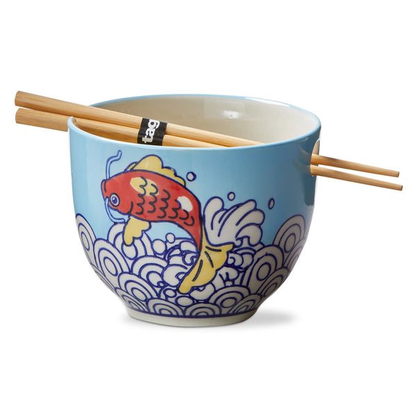 Tag - Noodle Bowl Set - Koi Fish