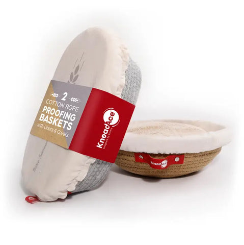 KneadAce - Rope Proofing Baskets Oval/Round Set