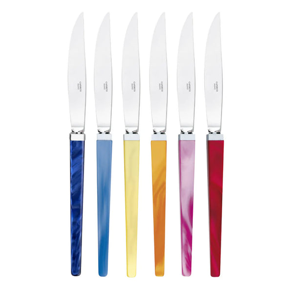 CAPDECO - Quio Steak Knife Set of 6 - Rainbow