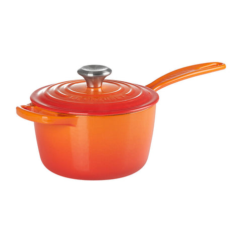 Le Creuset 2.25 Qt Signature Saucepan- Flame