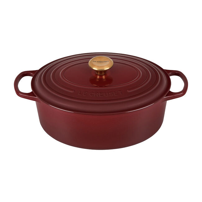 Le Creuset 6.75-Quart Signature Cast Iron Oval Dutch Oven - Rhone